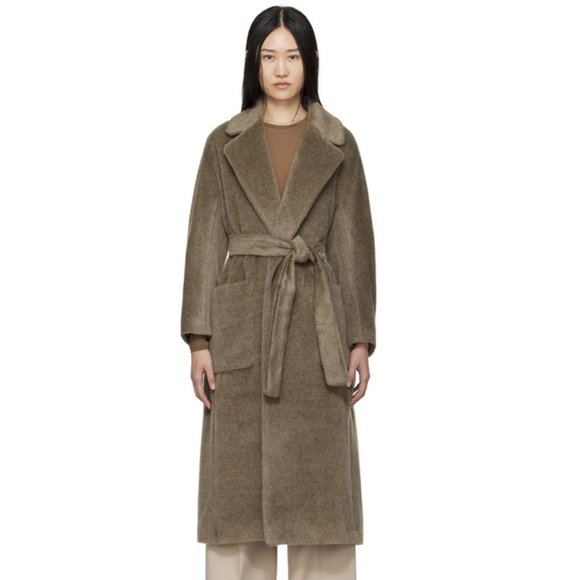 S Max Mara Malesia Coat, Beige Size 4 - Picture 6 of 16